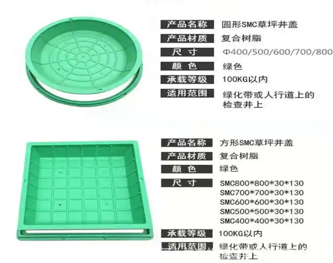 开化树脂复合种植井盖展示